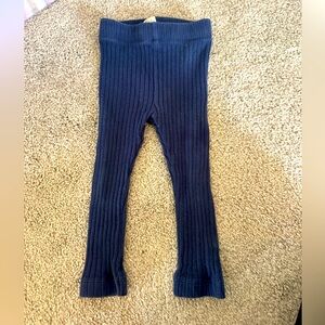 Kate Quinn Organics Navy Ribbed Leggings 12-18 m